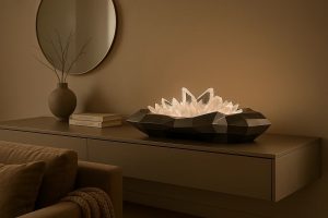 ArtAlpine Light Sculpture Tegernsee placed in a worm cozy home
